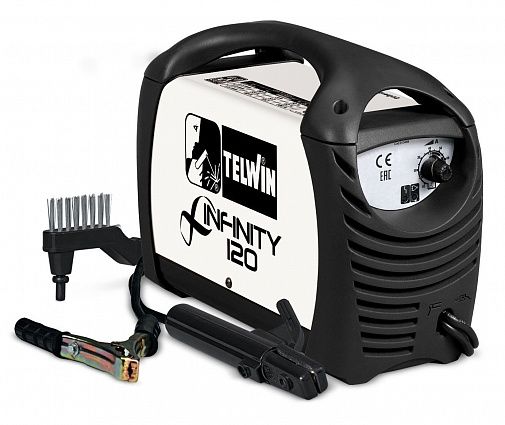 Инвертор сварочный TELWIN INFINITY 120 230V ACD Тележки для сварочных аппаратов